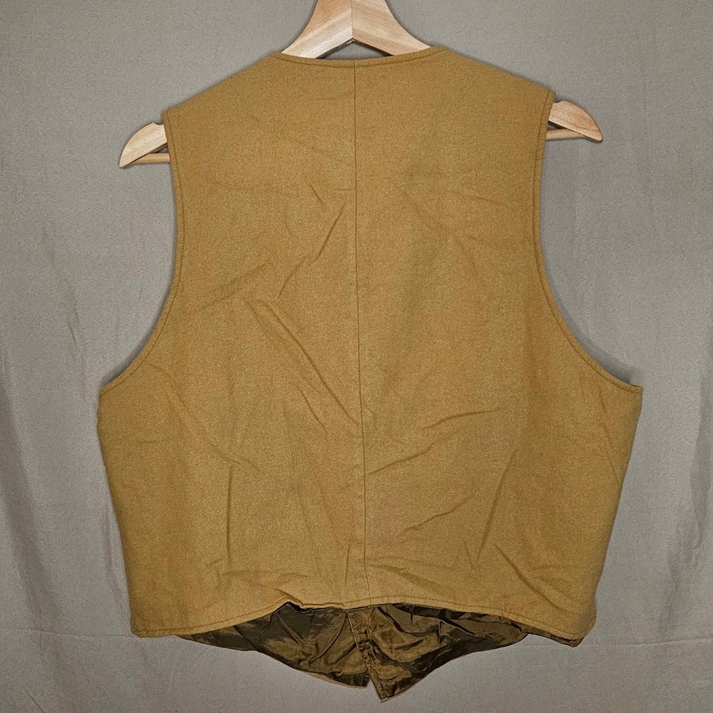 Vintage Pendleton Wool Tan Vest - Picture 2 of 3